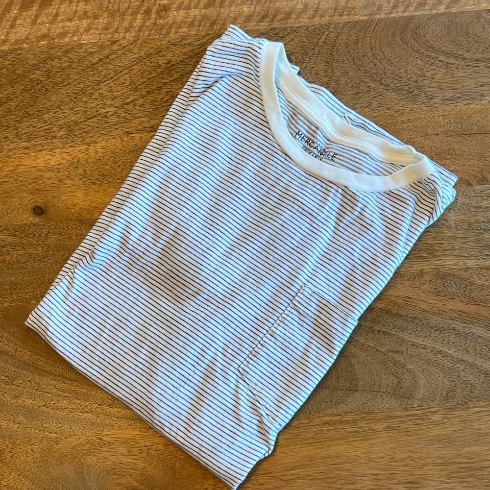 J. Crew - Essential Striped Pocket T-shirt - Medium - Never Worn / Like New
